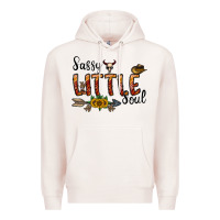 Pale Pink sassy little soul Premium Hoodie - CowhideDigitalArt