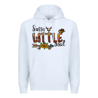 White sassy little soul Premium Hoodie - CowhideDigitalArt