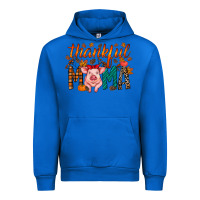 Cobalt thankful mama pig Urban Hoodie - RacoonDesign