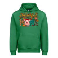 Emerald thankful mama pig Urban Hoodie - RacoonDesign