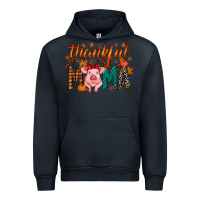 Navy thankful mama pig Urban Hoodie - RacoonDesign