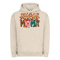Pigment French Oak thankful mama pig Urban Hoodie - RacoonDesign