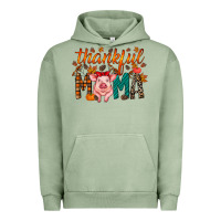 Pigment Oil Green thankful mama pig Urban Hoodie - RacoonDesign