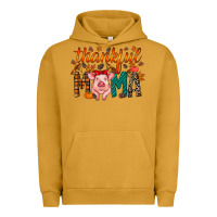 Pigment Peanut Butter thankful mama pig Urban Hoodie - RacoonDesign