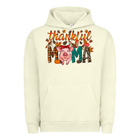 Pigment Pistachio thankful mama pig Urban Hoodie - RacoonDesign