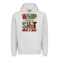 Ho Ho Holly Shit What A Year Premium Hoodie | Teevron
