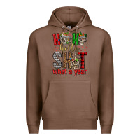 Chestnut ho ho holly shit what a year Premium Hoodie - FaDigitalArtStudio