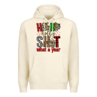 Sandshell ho ho holly shit what a year Premium Hoodie - FaDigitalArtStudio