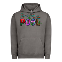 Pigment Tornado life is better İn the pool Urban Hoodie - CowhideDigitalArt