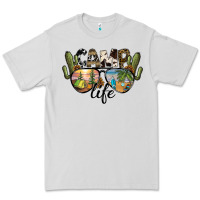 Dove Grey camp life Premium Tee - SublimationCraftShop