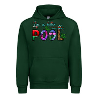 Forest Green life is better İn the pool Urban Hoodie - CowhideDigitalArt