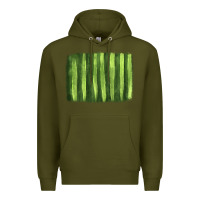 Army Green watermelon pattern background Premium Hoodie - HRA Design Shop