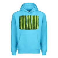 Ocean Blue watermelon pattern background Premium Hoodie - HRA Design Shop