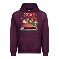 Mauve Wine valentine's day truck farm animals cupid xoxo Urban Hoodie - FaDigitalArtStudio