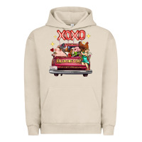 Pigment French Oak valentine's day truck farm animals cupid xoxo Urban Hoodie - FaDigitalArtStudio