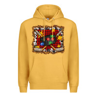 Hockey Christmas With Lights And Stars Premium Hoodie | Teevron