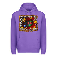 Purple hockey christmas with lights and stars Premium Hoodie - FaDigitalArtStudio