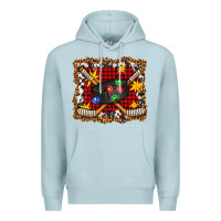 Blue Mist hockey christmas with lights and stars Premium Hoodie - FaDigitalArtStudio