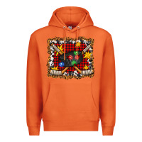 Carrot hockey christmas with lights and stars Premium Hoodie - FaDigitalArtStudio
