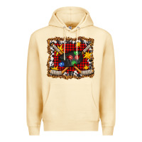 Pina Colada hockey christmas with lights and stars Premium Hoodie - FaDigitalArtStudio