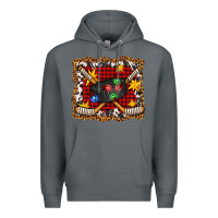 Rock hockey christmas with lights and stars Premium Hoodie - FaDigitalArtStudio