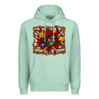 Seafoam hockey christmas with lights and stars Premium Hoodie - FaDigitalArtStudio