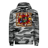 Slate Camo hockey christmas with lights and stars Premium Hoodie - FaDigitalArtStudio