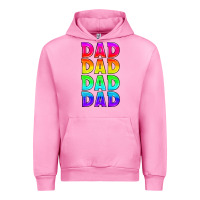Fuchsia Pink lgbtq dad Urban Hoodie - HRA Design Shop