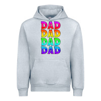 Heather Grey lgbtq dad Urban Hoodie - HRA Design Shop