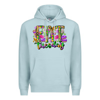 Blue Mist fat tuesday Premium Hoodie - RacoonDesign