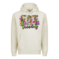 Oatmeal Heather fat tuesday Premium Hoodie - RacoonDesign