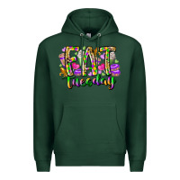 Sports Green fat tuesday Premium Hoodie - RacoonDesign