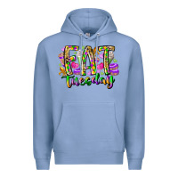 Colony Blue fat tuesday Premium Hoodie - RacoonDesign