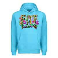 Ocean Blue fat tuesday Premium Hoodie - RacoonDesign