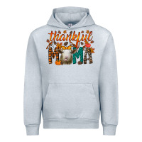 Heather Grey thankful mama sheep Urban Hoodie - RacoonDesign