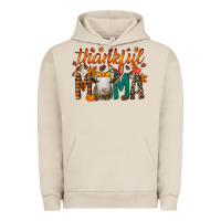 Pigment French Oak thankful mama sheep Urban Hoodie - RacoonDesign