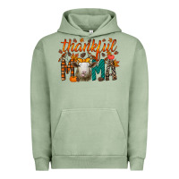 Pigment Oil Green thankful mama sheep Urban Hoodie - RacoonDesign