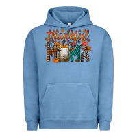 Pigment Pebble Blue thankful mama sheep Urban Hoodie - RacoonDesign