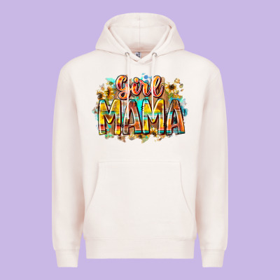 Girl Mama Premium Hoodie Designed By Racoondesign