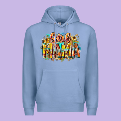 Girl Mama Premium Hoodie Designed By Racoondesign