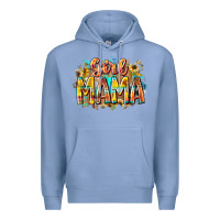 Colony Blue girl mama Premium Hoodie - RacoonDesign