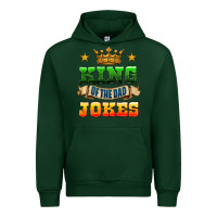 Forest Green king of the jokes Urban Hoodie - HRA Design Shop