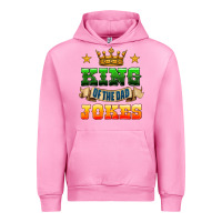 Fuchsia Pink king of the jokes Urban Hoodie - HRA Design Shop