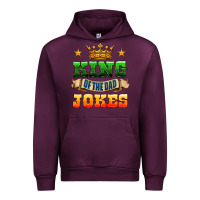 Mauve Wine king of the jokes Urban Hoodie - HRA Design Shop