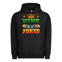 Pigment Black king of the jokes Urban Hoodie - HRA Design Shop