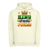 Pigment Pistachio king of the jokes Urban Hoodie - HRA Design Shop