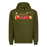Army Green sweet summer time libbey cup Premium Hoodie - HRA Design Shop