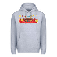 Heather Grey sweet summer time libbey cup Premium Hoodie - HRA Design Shop