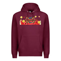 Burgundy sweet summer time libbey cup Premium Hoodie - HRA Design Shop