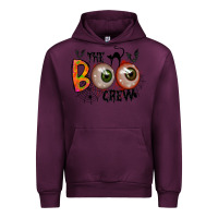 Mauve Wine the boo crew Urban Hoodie - RacoonDesign